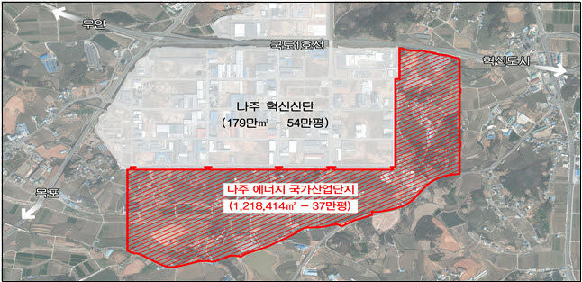 토지거래허가구역 위치도. (사진=전남도 제공) *재판매 및 DB 금지