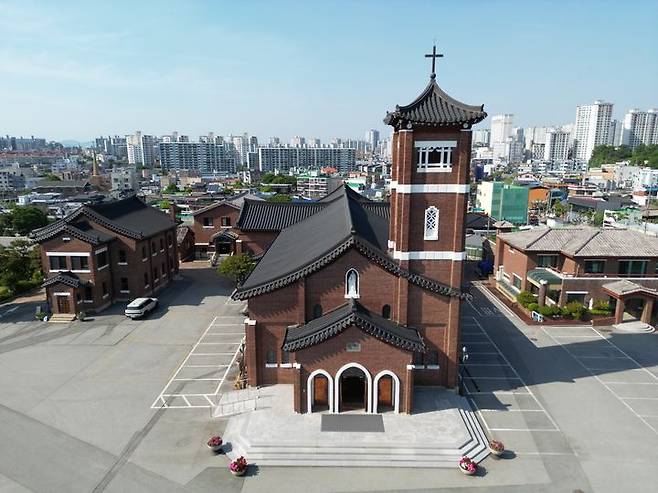 충북 청주 내덕동주교좌성당. (사진=충북도 제공) *재판매 및 DB 금지