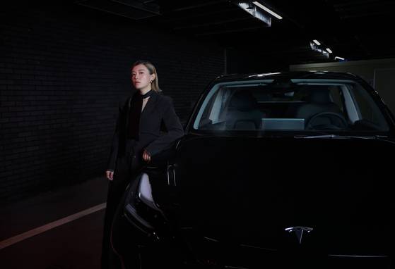 Olympic shooter Kim Ye-ji has been named as a brand ambassador for Tesla Korea. [SCREEN CAPTURE]