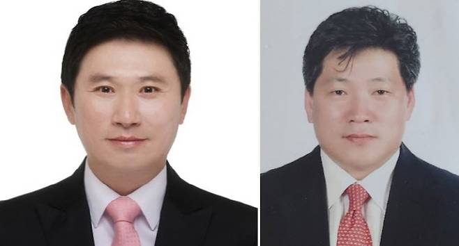 왼쪽부터 이승진 상무보와 정성원 상무보./사진제공=대보건설댑