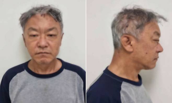 서울 강남의 오피스텔에서 모녀를 흉기로 찔러 살해한 혐의로 구속된 박학선(65) 사진=서울경찰청 제공