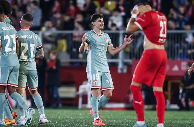 ▲ 빅을 상대로 득점한 알바레스 ⓒ아틀레티코 마드리드