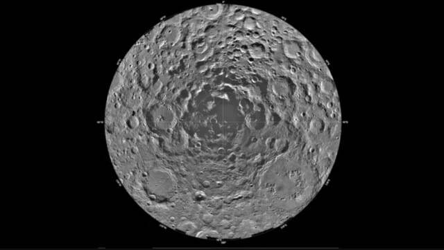 1996년 NASA 클레멘타인 우주선이 관측한 달 남극 이미지 (사진=NASA/JPL/USGS)