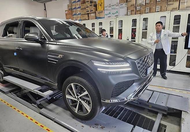 국과수 급발진 시연 [사진출처=연합뉴스]