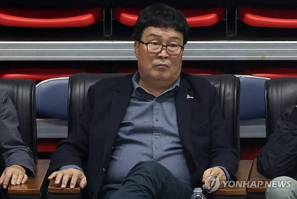 Kim Taek-gyu, President of the Korea Badminton Association. ⓒYonhap News