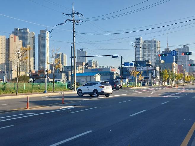 유턴 표지판 설치 [속초시 제공. 재판매 및 DB 금지]