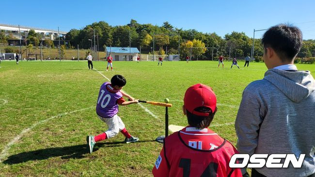 서울 금동초등학교가 참가한 ‘일본 아이치현 국제교류 티볼대회’ /OSEN DB