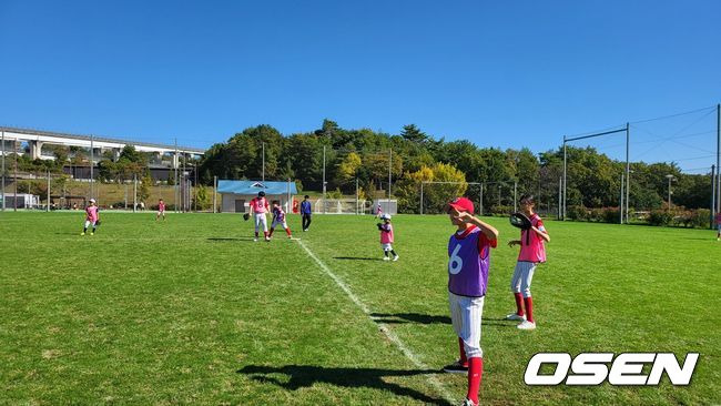 서울 금동초등학교가 참가한 ‘일본 아이치현 국제교류 티볼대회’ /OSEN DB