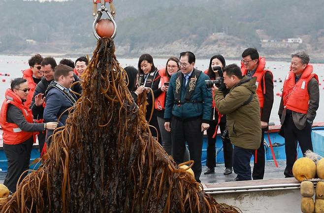 완도 찾은 미국 에너지부 산하기관인 고등 계획원 관계자들 [완도군 제공·재판매 및 DB 금지]