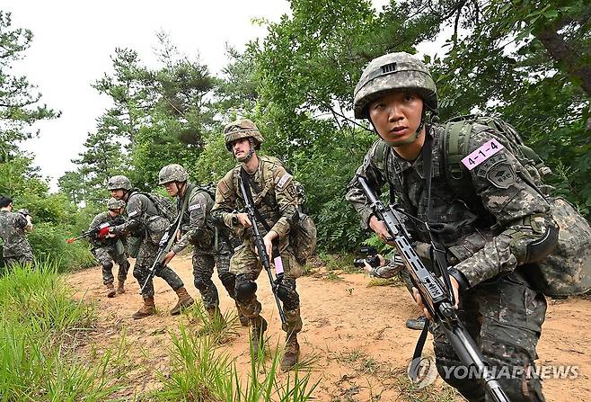 한미 ROTC 동반훈련 [육군 제공. 재판매 및 DB 금지] photo@yna.co.kr