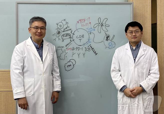 KAIST 생명과학과 이흥규 교수(왼쪽)와 구근본 박사. (KAIST 제공)/뉴스1