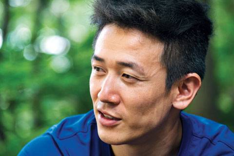 알프스 6대 북벽을 오르고 싶다는 김한진. 목포대 레저스포츠학과 석사과정 수료를 앞두고 있다.