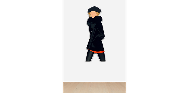 앤 Anne (cutout edition, wall piece) 1990 The ALBERTINA Museum, Vienna © Alex Katz/VAGA at ARS, NY/SACK, Seoul