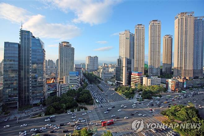 대구 수성구 범어네거리 [연합뉴스 자료사진]