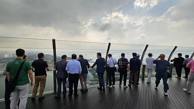 싱가포르 복합리조트 찾은 부산상의 경제사절단 [촬영 민영규]