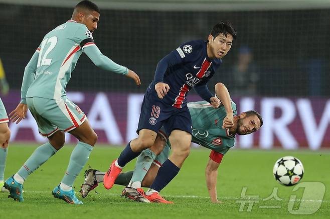 파리 생제르맹(PSG)의 이강인. ⓒ AFP=뉴스1