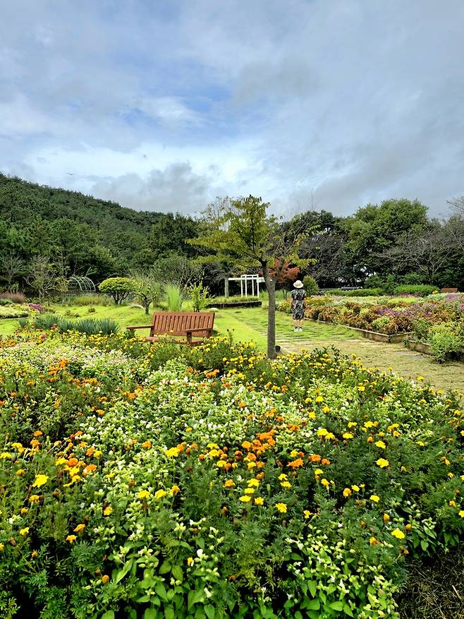 무안 물맞이 치유의 숲 청춘공동체정원.&nbsp;