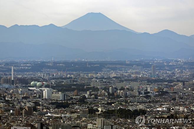 일본 도쿄도 청사에서 본 풍경 [EPA 연합뉴스 자료사진. 재판매 및 DB 금지]