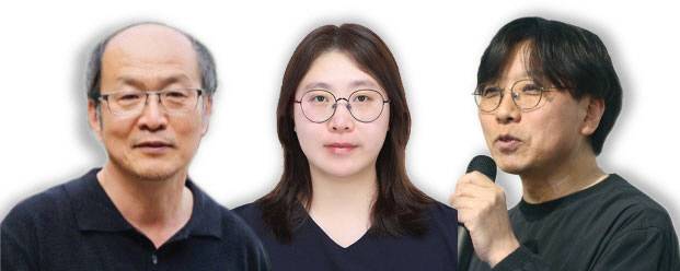 ▲ 사진 왼쪽부터 엄한진 교수, 허목화 연구위원, 최복규 센터장.