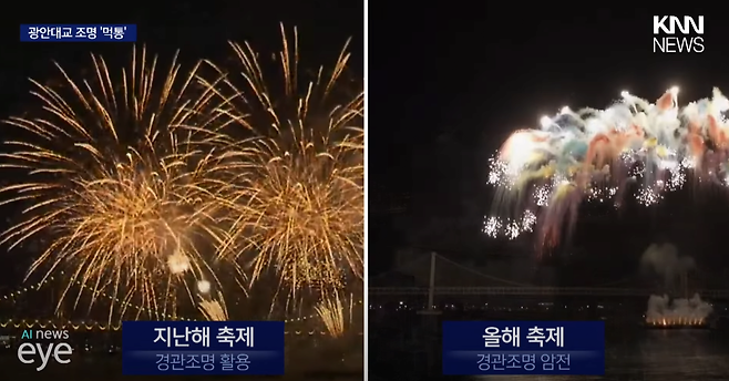 어제 부산광안리 불꽃축제가 반갈죽난 이유 부산광안리 불꽃축제가 반갈죽난 이유