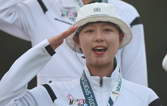 대한민국체육상 경기상을 받게 된 양궁 국가대표 임시현. 사진=연합뉴스