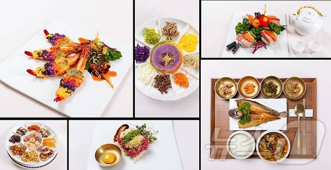 호텔인터불고원주의 한식당 이베리아 '동백코스' 자료 사진. (호텔인터불고원주 제공) 2024.11.12/뉴스1