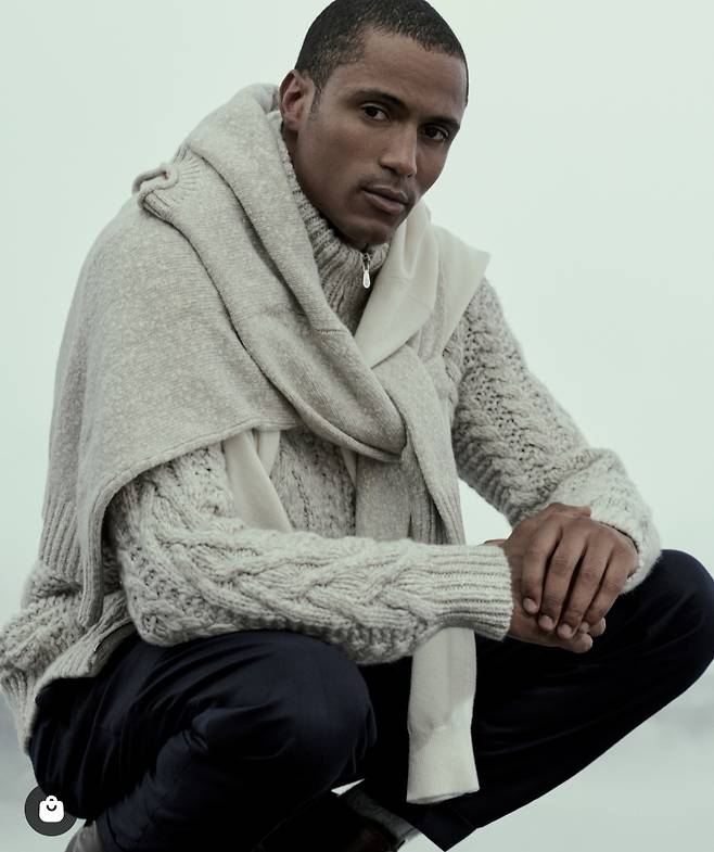 브루넬로 쿠치넬리 울 케시미어 스웨터 
사진 출처= instagram brunellocucinelli