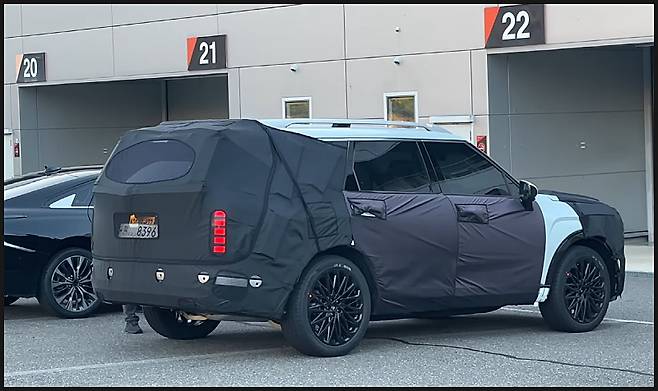 현대차 '팰리세이드 풀체인지' 테스트카 (출처 : 오토스파이넷)