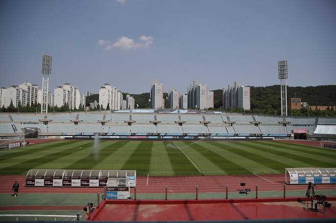 천안종합운동장 전경. 한국프로축구연맹