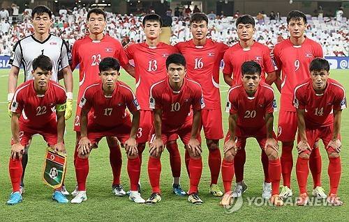 북한 축구 국가대표팀이 14일(이하 한국시간) 저녁 11시 라오스 비엔티안의 라오스 신국립 경기장에서 이란과 2026 FIFA 북중미 월드컵 아시아 3차예선 A조 5차전을 치른다.&nbsp;사진 연합뉴스