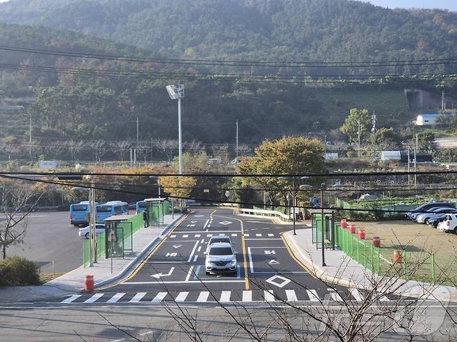 동부산 시내버스 공영차고지 환승시설 전경(부산시청 제공)