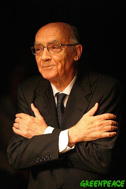 주제 사라마구. 한국일보 자료사진