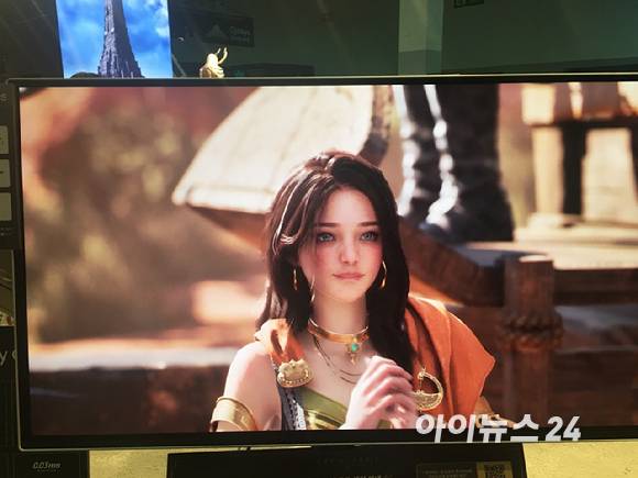 아키텍트에서 자글자글한 주근깨까지 연출한 정교한 캐릭터를 접할 수 있다. [사진=문영수 기자]