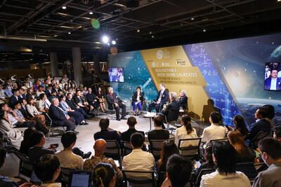 The "Roundtable with Shaw Laureates - Future of Science: Breakthroughs and Impacts" was held at the Hong Kong Science Museum on 14 November. Four 2024 Shaw Laureates engaged in a cross-disciplinary discussion. (PRNewsfoto/Shaw Prize)