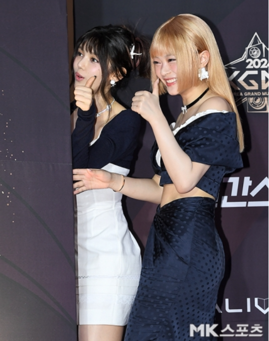 풍자의 드레스코드와 그녀를 향한 뉴진스의 리액션이 최고의 순간으로 꼽혔다.사진=천정환 기자