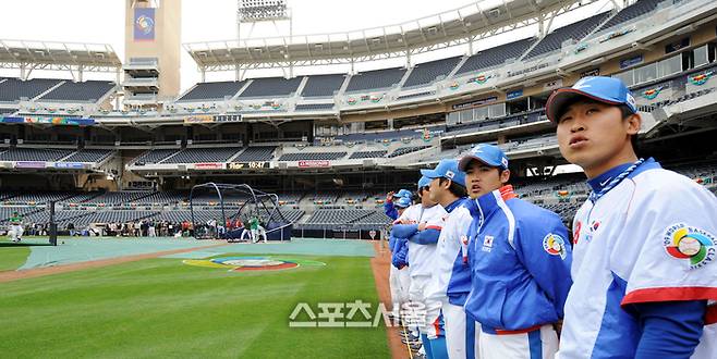 2009년 WBC 준우승 신화를 일군 한국 대표팀 투수들. 사진 | 스포츠서울 DB