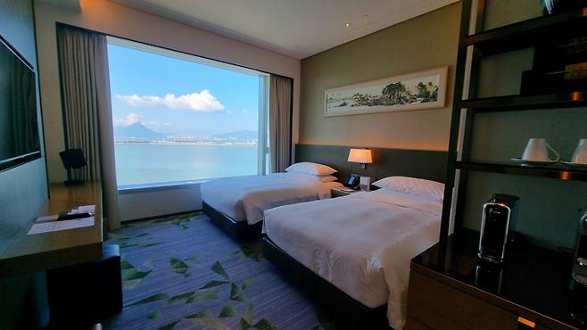 쉐라톤 홍콩 퉁청 객실 / 사진=김혜성 여행+ 기자