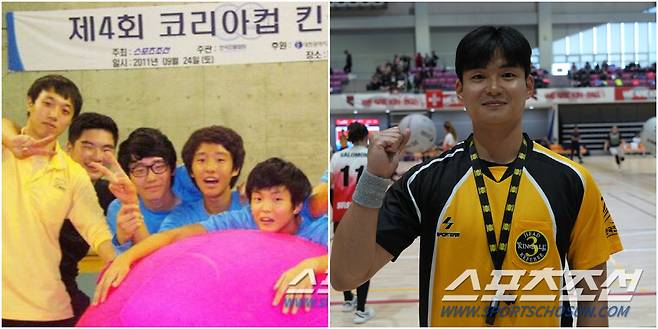 13년전 광양 백운중 킨볼 소년 송민수군은 2024년 해남 산이중 체육교사가 돼 오산 킨볼월드컵에서 심판으로 활약했다.