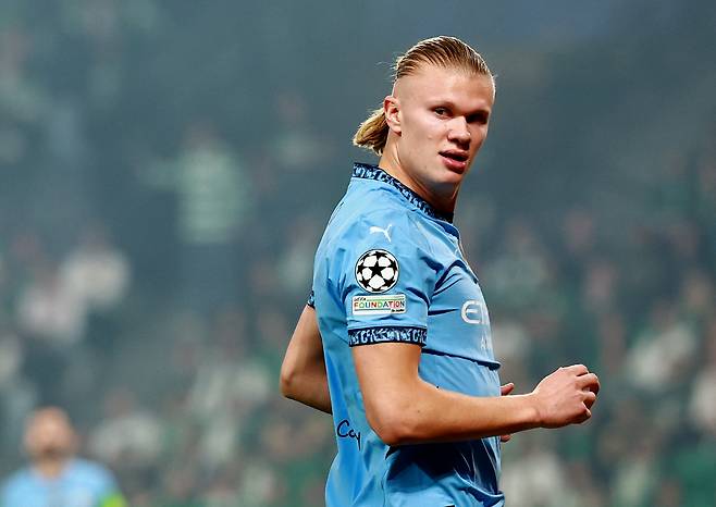 Soccer Football - Champions League - Sporting CP v Manchester City - Estadio Jose Alvalade, Lisbon, Portugal - November 5, 2024 Manchester City's Erling Haaland reacts REUTERS/Pedro Nunes







<저작권자(c) 연합뉴스, 무단 전재-재배포, AI 학습 및 활용 금지>