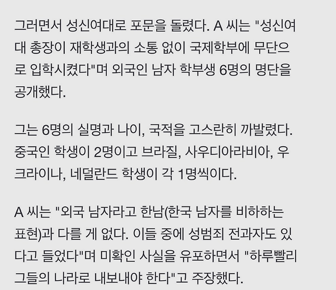 동덕여대 낚시글 위키트리 기사 글삭튀엔딩 ㅋㅋㅋ