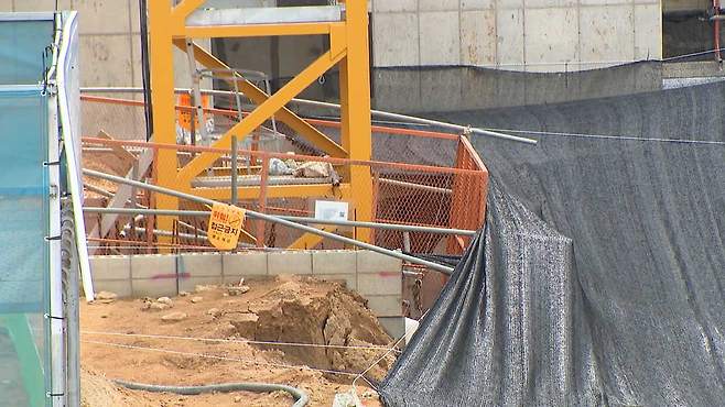 검단신도시 아파트 지하주차장 붕괴 사고현장