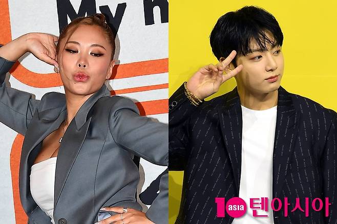 댄서 가비, 그룹 방탄소년단 정국/사진=텐아시아 사진DB
