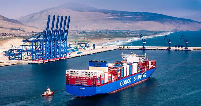 중국 코스코해운(COSCO Shipping)이 운영을 맡은 페루 찬카이항. /코스코해운 제공