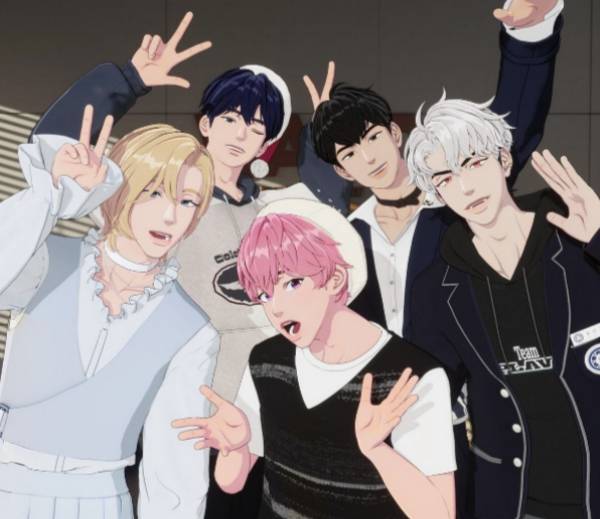 지난해 3월 데뷔한 5인조 버츄얼 보이그룹 '플레이브'가 올해  MMA(멜론뮤직어워드) 톱10 아티스트에 선정되는 등 많은 인기를 끌고 있다. /사진=플레이브 인스타그램