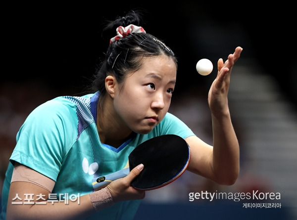 신유빈 / 사진=Gettyimages 제공