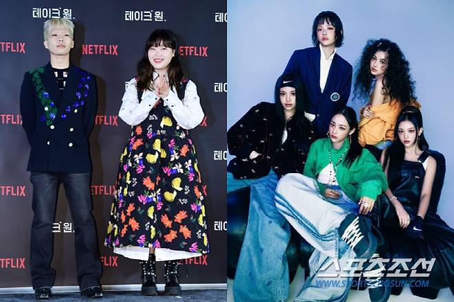 악뮤(왼쪽), 뉴진스. 사진=스포츠조선, 어도어