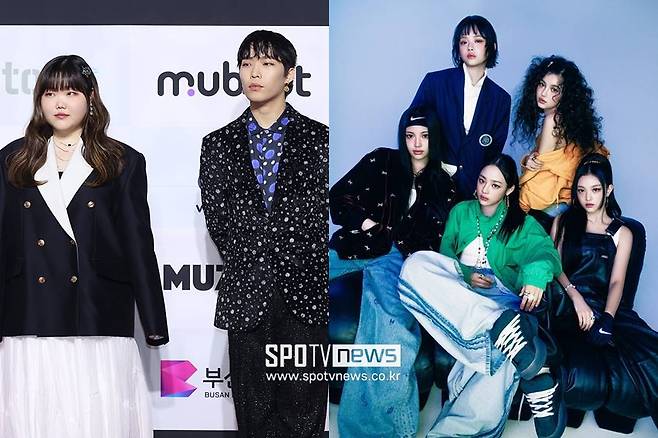 ▲ 악뮤(왼쪽), 뉴진스. ⓒ곽혜미 기자, 어도어