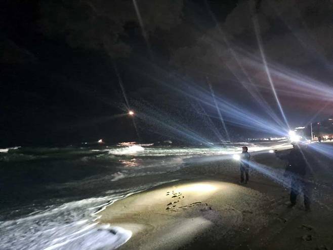 실종자 수색 [강원특별자치도소방본부 제공. 재판매 및 DB 금지]