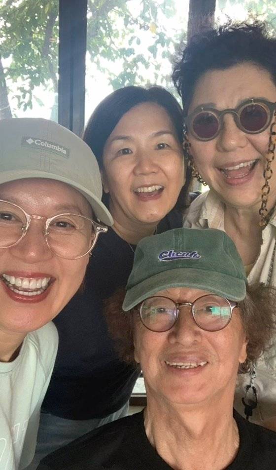 개그우먼 이성미가 지난 8월 공개한 전유성 근황 [이성미 인스타그램]