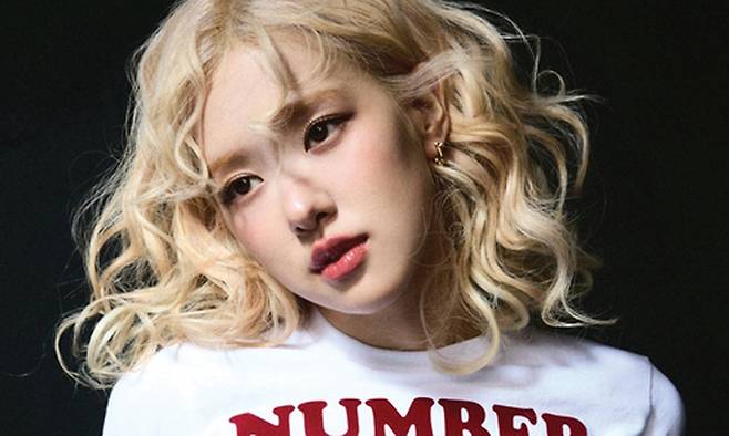 블랙핑크 로제. 더블랙레이블 제공